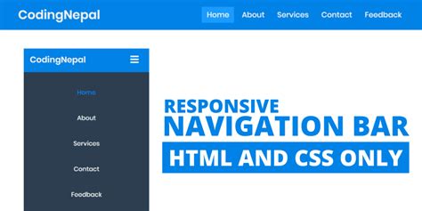 Responsive Navbar in HTML CSS - DEV Community