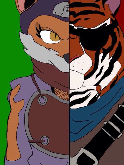 Alopex vs Tiger claw (tmnt 2012) again by Magicmel13 on DeviantArt