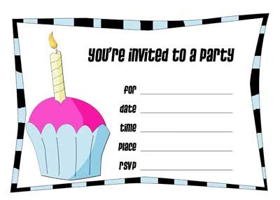 birthday invitations to print - kamaci images - Blog.hr