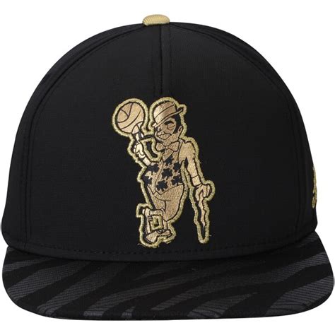 Boston Celtics adidas Precious Metals Adjustable Snapback Hat - Black ...