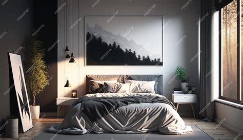 Premium AI Image | Minimalist home interior modern bedroom design AI ...