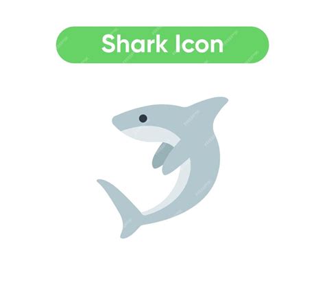 Premium Vector | Shark emoji vector illustration Shark vector icon