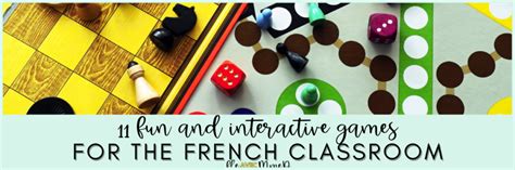 10 fun French games for the classroom - FLE Avec MmeD