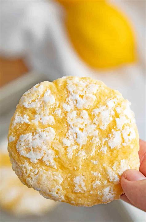 Lemon Cookies flavored with fresh lemon juice and lemon zest are soft ...