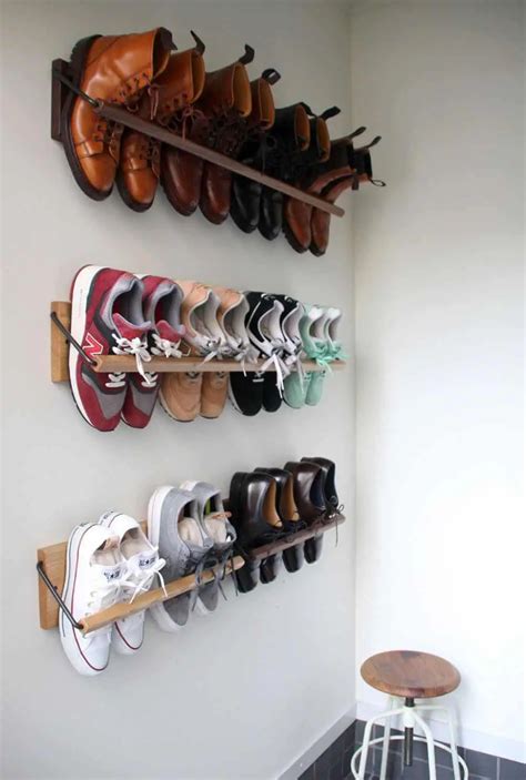 47 Smart Shoe Storage Ideas to Save Space | Closet shoe storage, Diy ...