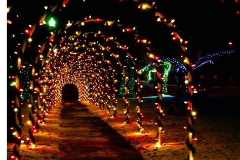 DIY Christmas Light Driveway Arch - Betty's Christmas House