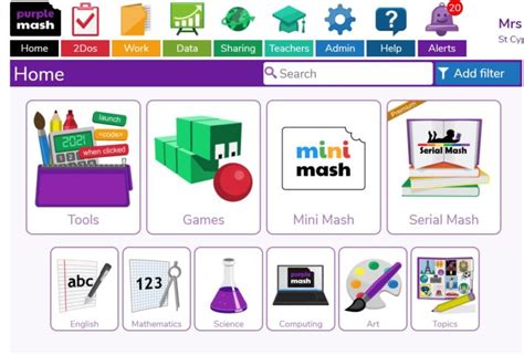 purple mash home page - St Cyprian's Greek Orthodox Primary Academy