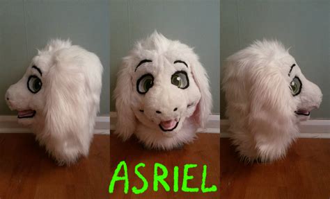 Asriel fursuit head by KB-Fursuits on DeviantArt