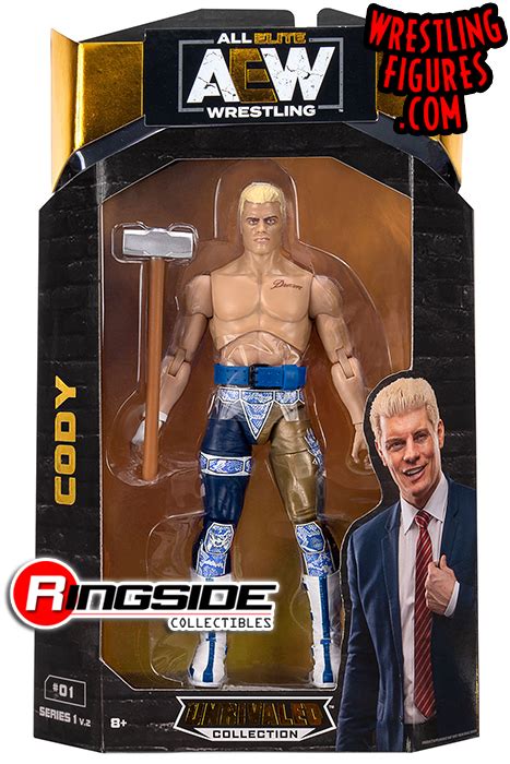 TNT Champion Cody Rhodes AEW Ringside Exclusive Toy Wrestling Action Figures By Jazwares ...