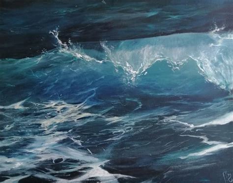 Alesia Habovych's Realistic Paintings of Ocean, Sea