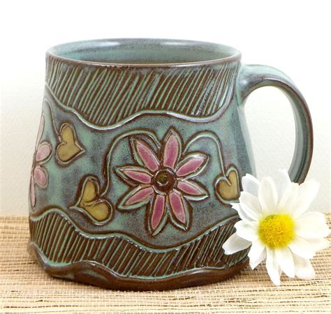 Handmade pottery mug | Pottery mugs, Handmade pottery, Handmade ceramics