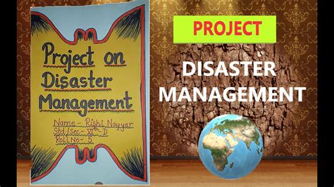 Social Science Project Work On Disaster Management — Topic: Earthquake - YouTube