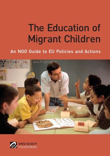 The Education of Migrant Children: An NGO Guide to EU Policies and ...