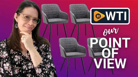 CLIPOP Faux Leather Dining Chair Sets | Our Point Of View - YouTube