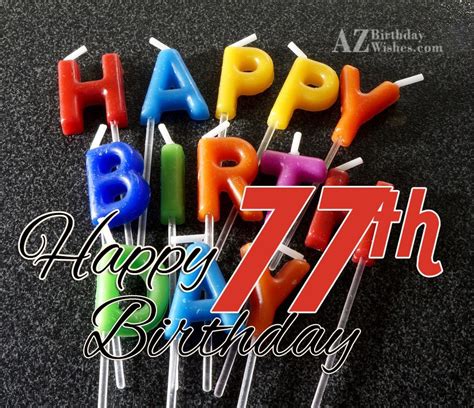 77th Birthday Wishes - Birthday Images, Pictures - AZBirthdayWishes.com