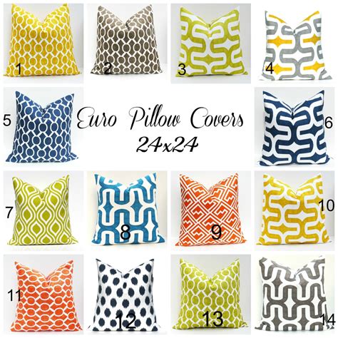 Euro Pillow Covers 24x24 Pillow Covers Floor Pillow by EastAndNest