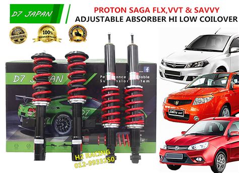 Car Accessories: D7 JAPAN PROTON SAGA FLX,VVT & SAVVY ADJUSTABLE ...