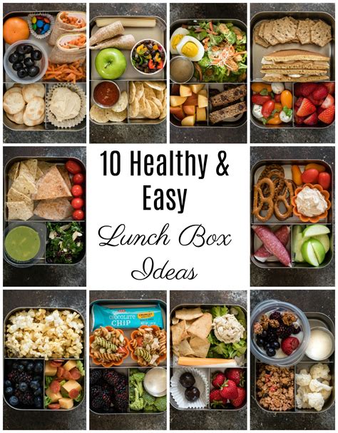 10 Healthy Lunch Box Ideas