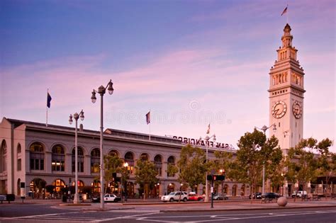 Ferry Building at Embarcadero, San Francisco, USA Editorial Stock Image - Image of city ...