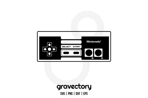 Nintendo NES Controller SVG Free - Gravectory