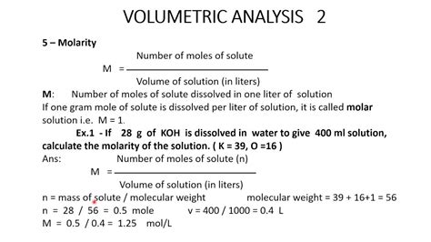 02- Volumetric Analysis - YouTube