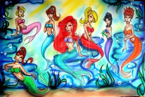 Attina - Ariel's sisters Fan Art (25092745) - Fanpop