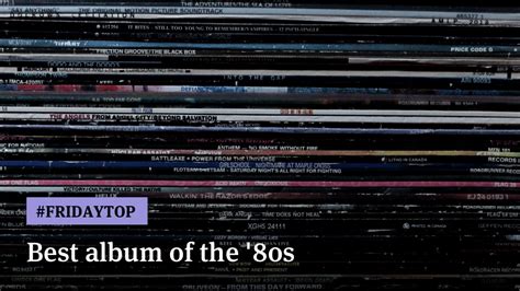 Friday Top: 25 Best Albums of the '80s | Articles @ Ultimate-Guitar.Com ...