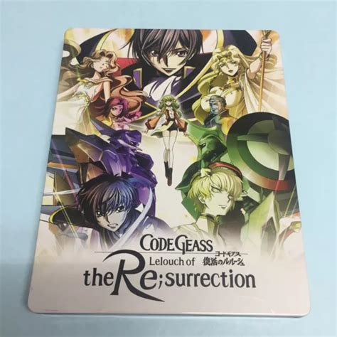 CODE GEASS LELOUCH of the Resurrection Movie Blu-Ray DVD Steelbook Case Edition $140.00 - PicClick