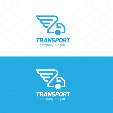 Transport Logo | Creative Logo Templates ~ Creative Market