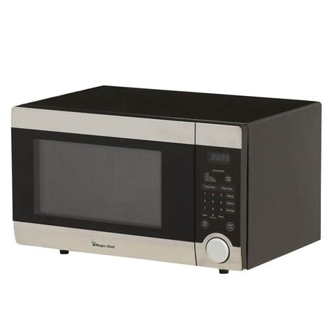 Magic Chef 1.1 cu. ft. Countertop Microwave in Stainless Steel ...