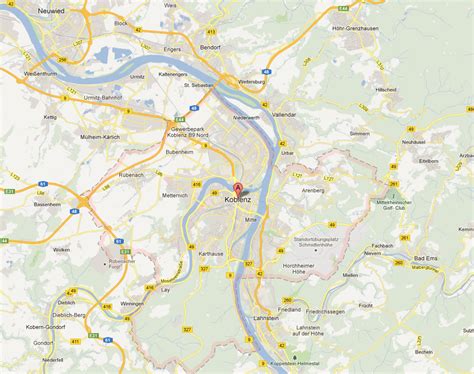 Koblenz Map