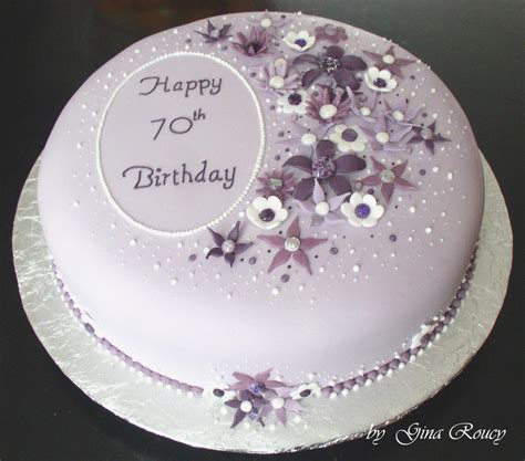 70th Birthday Cake by ginas-cakes on DeviantArt