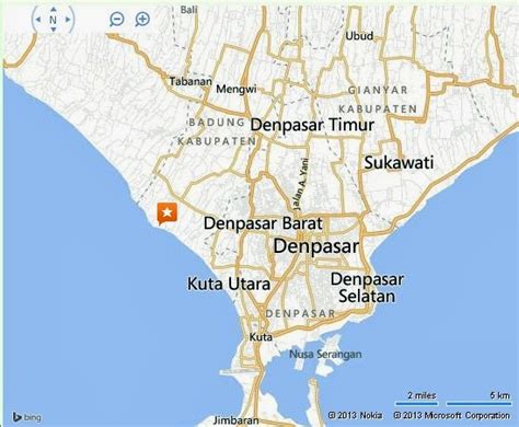 Bali Weather Forecast and Bali Map Info: Location Map of Tanah Lot ...