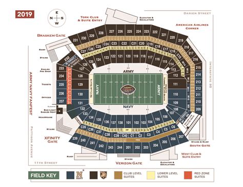 Lincoln Financial Field Seating Chart With Rows | Elcho Table