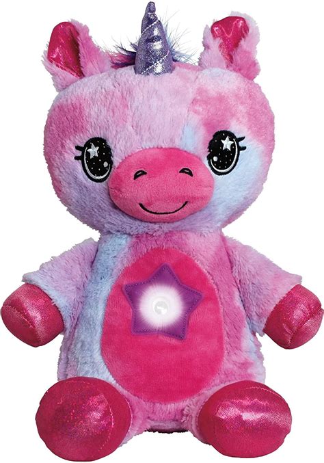 Ontel Star Belly Dream Lites, Stuffed Animal Night Light, Pink Unicorn（No Box） - Walmart.com