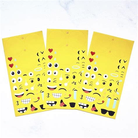 Make Your Own Emoji Mini Stickers, Hobbies & Toys, Stationery & Craft ...