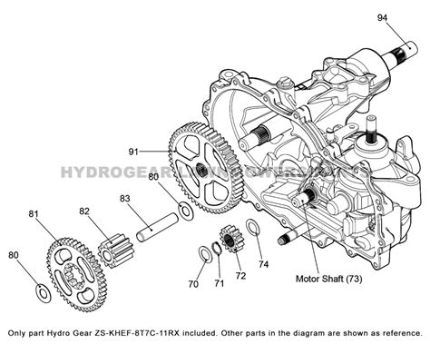 Hydro Gear ZT 3400 Transaxle ZS-KHEF-8T7C-11RX OEM | Hydro Gear Parts