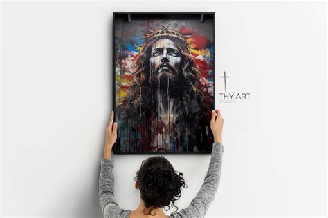 Portrait of Jesus Christ, Graffiti, Paintings of Christ, Christ ...