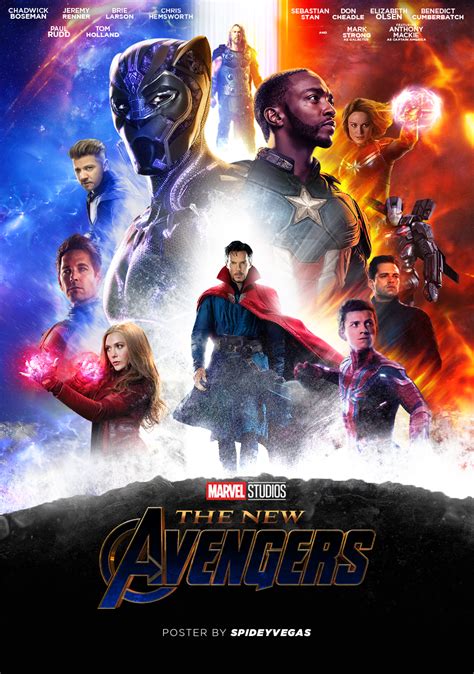 The New Avengers - My Poster and team line up : r/marvelstudios