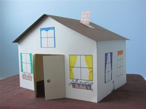 House Craft for Kids: Printable Papercraft - Etsy