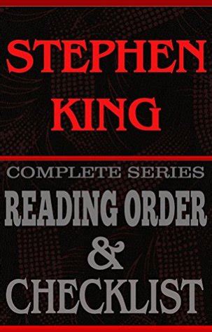 STEPHEN KING: Book Reading Order & Series Checklist: Greatest Authors ...