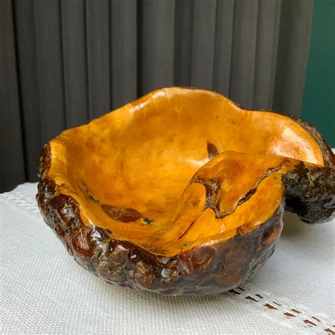 Burl Wood Bowl - Etsy