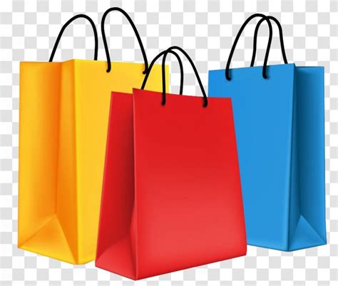 Shopping Bag Vector Graphics Illustration - Yellow Transparent PNG