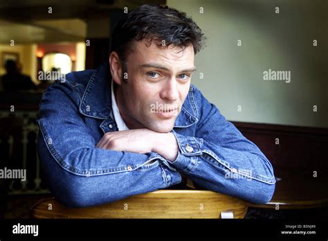 Welsh Actor Julian Lewis Jones April 2002 who is staring in ITV s where the heart is Stock Photo ...