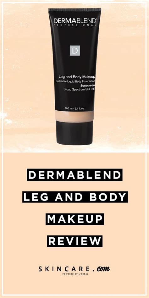 Dermablend Leg and Body Makeup Review | Skincare.com by L'Oréal ...