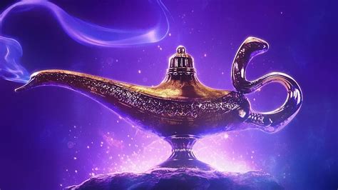 Aladdin 2019, purple, poster, aladdin, lamp, fantasy, disney, HD wallpaper | Peakpx