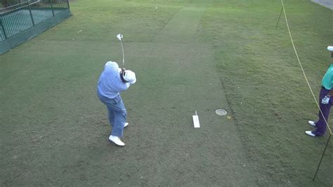 GOLF SWING 2013 - JIM THORPE DRIVER - ELEVATED DOWN THE LINE & SLOW ...