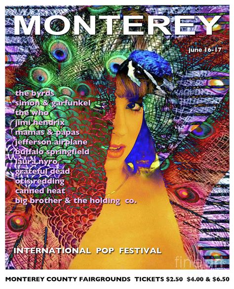 Monterey International Pop Festival, Poster Mixed Media by Thomas ...