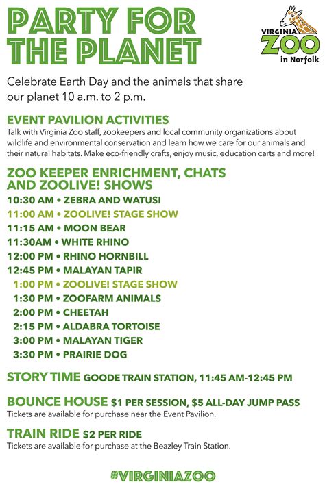 Party for the Planet - Virginia Zoo in Norfolk