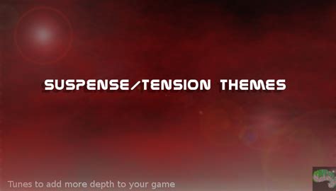 Suspense/tension tunes | GameDev Market